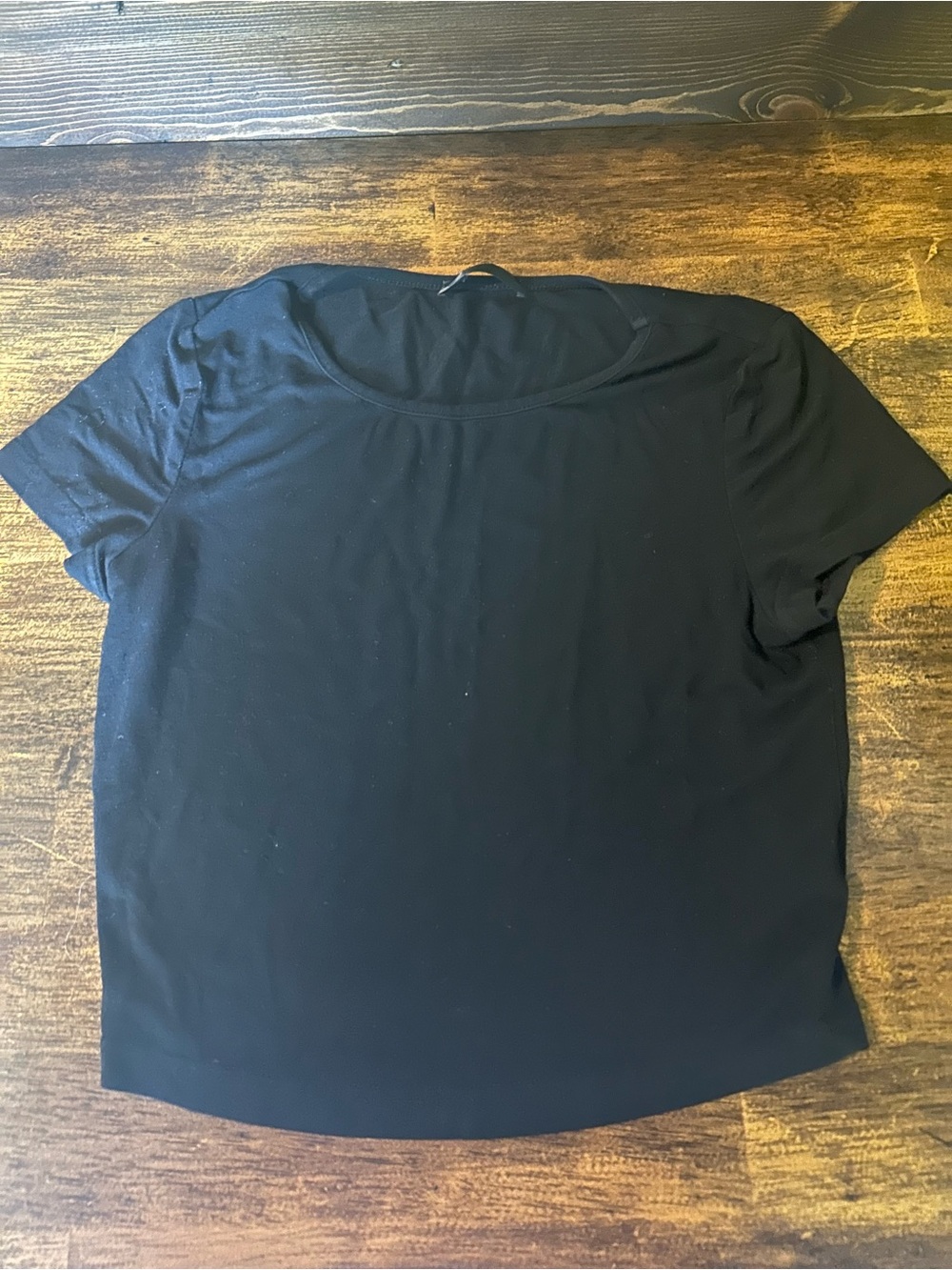 Black crop top